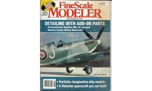Revista Fine Scale Modeler 1992-09 Lighting Up The Batman